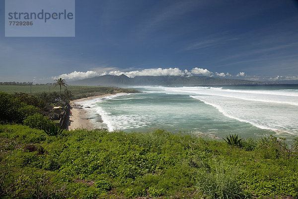 Strand  Küste  Ansicht  Hawaii  Maui