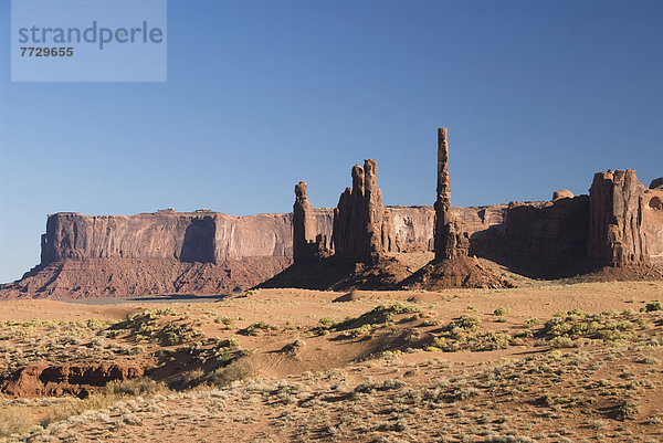 Stange  Arizona  Ansicht  Totempfahl  Monument Valley
