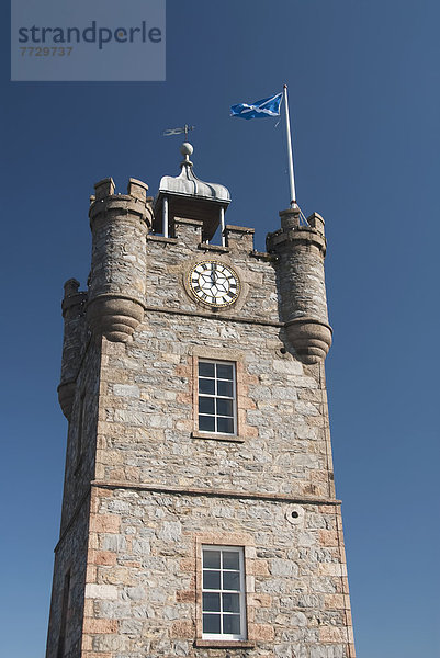 Detail Details Ausschnitt Ausschnitte Großbritannien Architektur Uhr Schottland