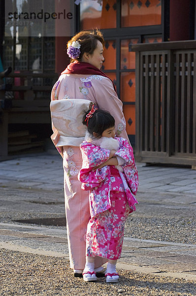 Tradition  Kleidung  Tochter  Mutter - Mensch  Japan  Kimono  Kyoto