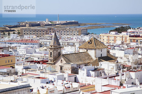 Stadtansicht  Stadtansichten  Ozean  Ansicht  Andalusien  Cadiz  Spanien  Tavira