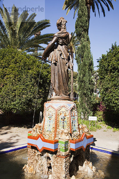 Andalusien  Malaga  Spanien  Trinkbrunnen  Brunnen