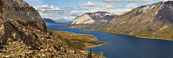 Tagish Lake And Lime Mountain  Carcross Yukon Canada