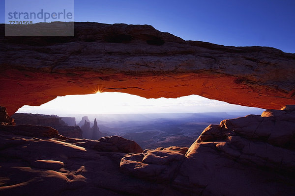 Sunrise At Mesa Arch  Utah United States Of America