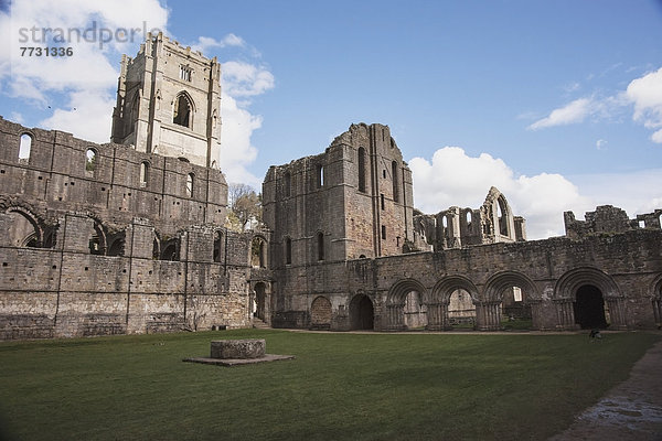 Fountains Abbey  Aldfield North Yorkshire England