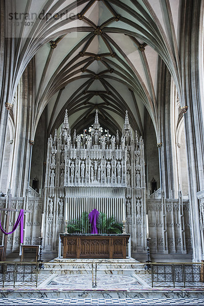 Altar In Bristol Cathedral  Bristol Avon England