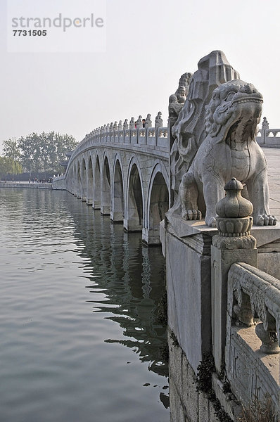 Wasser überqueren Skulptur Brücke Dekoration Peking Hauptstadt