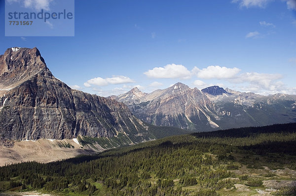 Landscape Of The Rocky Mountains  Alberta Canada