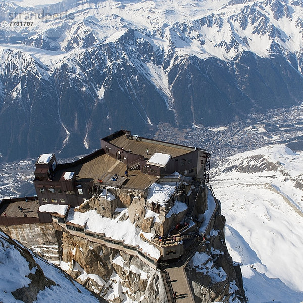 Berg Ecke Ecken Gebäude hoch oben