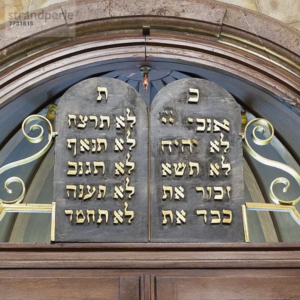 schreiben  Synagoge