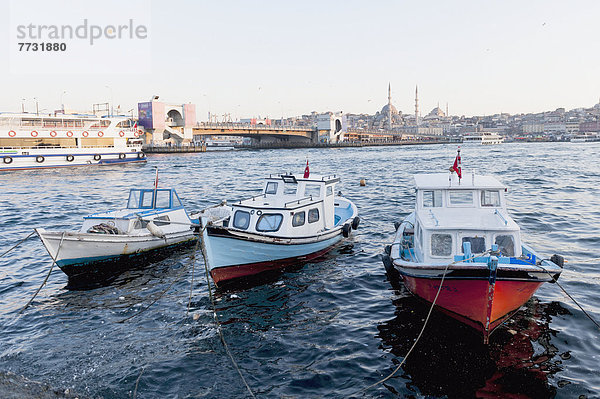 Wasserrand  Boot  Fluss  binden  Bosporus