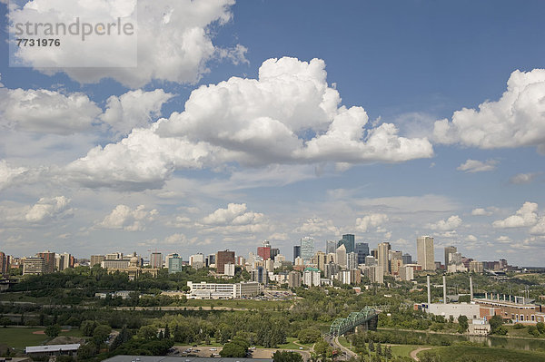 Stadtansicht  Stadtansichten  Wolke  Himmel  blau  Edmonton