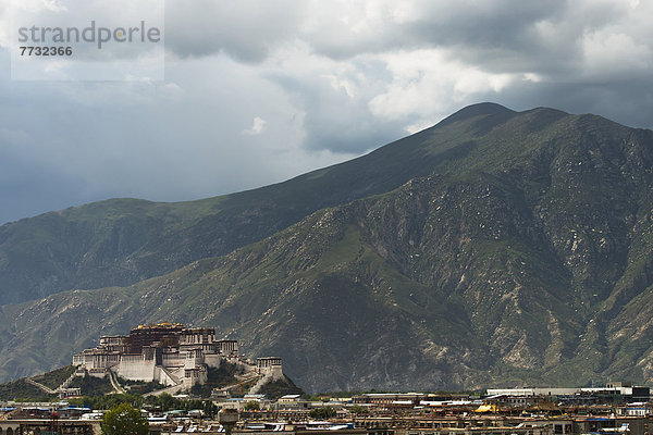 entfernt  Palast  Schloß  Schlösser  China  Potala Palast  Lhasa