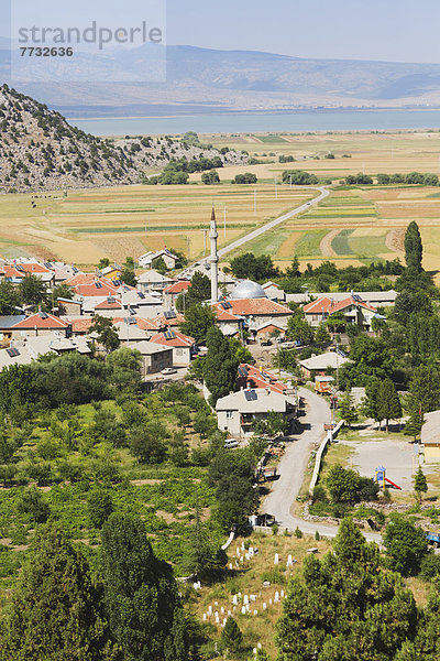 Landwirtschaft See Hintergrund Gemeinschaft typisch Türkei