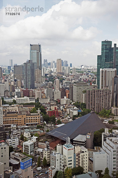 Stadtansicht  Stadtansichten  Gebäude  Tokyo  Hauptstadt  Hochhaus  Japan