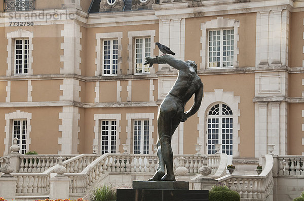 Außenaufnahme  Gebäude  Tokyo  Hauptstadt  Statue  Vogel  hocken - Tier  Japan