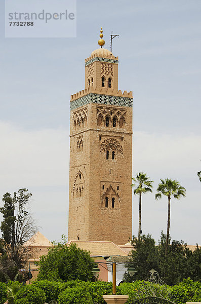 Marrakesch  Koutoubia-Moschee  Marokko