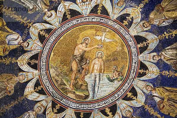 Fluss  Christ  Emilia-Romangna  Italien  Mosaik  Ravenna