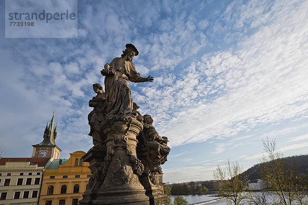 Prag  Hauptstadt  Statue  Tschechische Republik  Tschechien