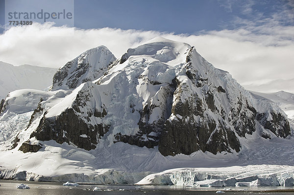 Berg  bedecken  Felsen  Antarktis  Schnee