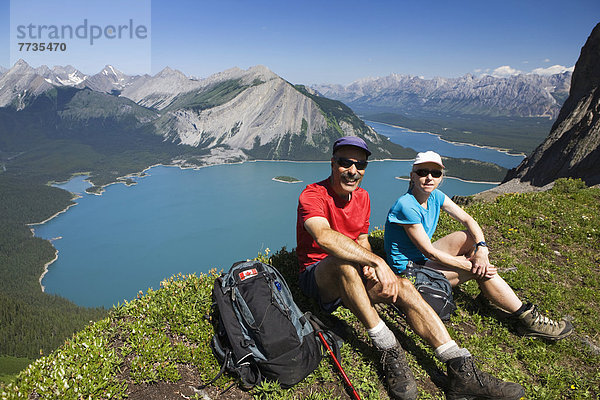 Gebirge  sitzend  Berg  Himmel  See  hoch  oben  Ignoranz  wandern  blau  Smaragd