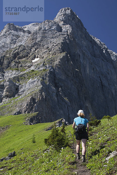 Berg  Himmel  Hintergrund  Berggipfel  Gipfel  Spitze  Spitzen  wandern  blau  groß  großes  großer  große  großen  Ländliches Motiv  ländliche Motive  Kananaskis Country