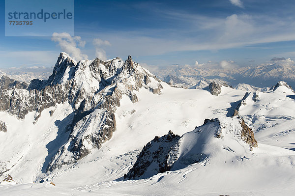 Berg  bedecken  Felsen  französisch  Alpen  Schnee