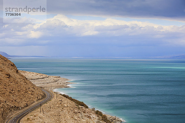 Dead Sea Road  Jordan Valley Israel