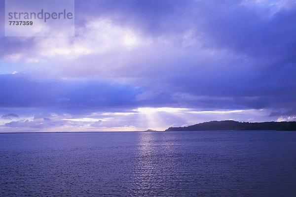 Wasser  Sonnenuntergang  Küste  Spiegelung  Insel  Sonnenlicht  hawaiianisch  Sonne