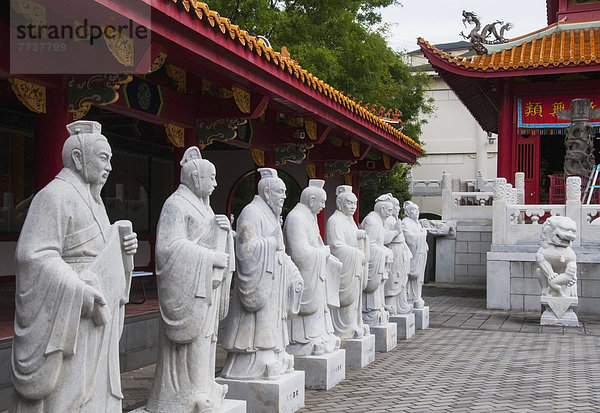 Confucius statues at a shrine Nagasaki japan