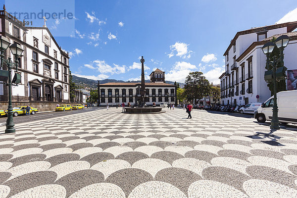 Innenhof  Rathaus von Funchal oder Camara Municipal  Praco do Municipio