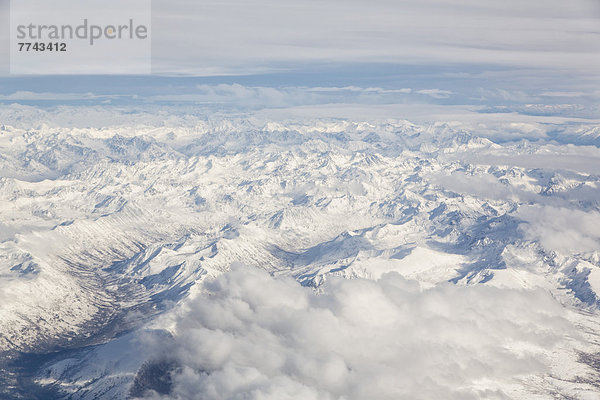 USA  Alaska  Blick auf Alaska Range