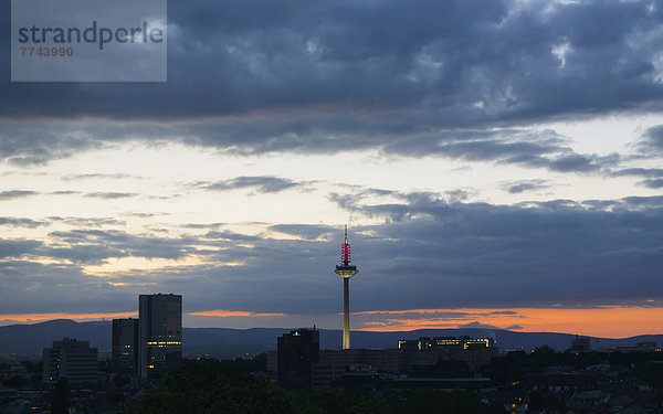 Deutschland  Frankfurt  Blick auf die Skyline