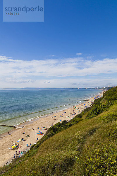 England  Blick auf Bournemouth Beach