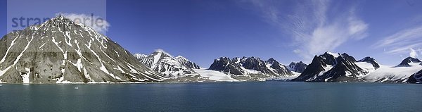 Fjord  Spitzbergen  Norwegen