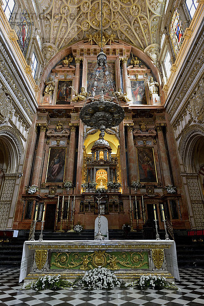 Altar der Mezquita  Mezquita-Catedral de Córdoba oder Kathedrale der Empfängnis unserer Lieben Frau