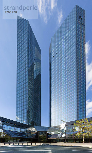 Konzernzentrale  Deutsche Bank Hochhaus Soll und Haben in der Taunuslanlage