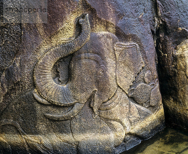 Isurumuniya Felsentempel  Elefantenrelief  Anuradhapura