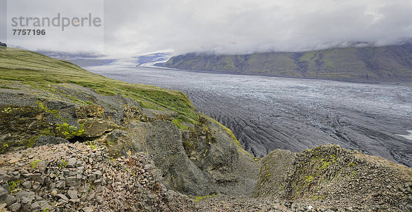 Gletscherzunge des Skaftafellsjökull