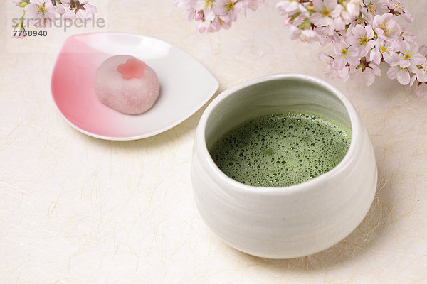 grün  Süßigkeit  japanisch  Matcha  Tee