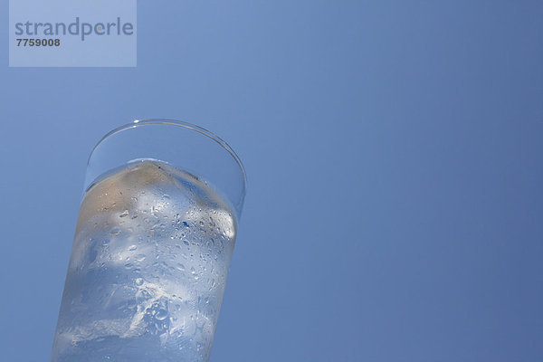 Wasser  Glas  Himmel  blau
