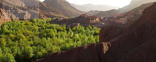 Nordafrika  Panorama  Fotografie  Landschaft  Schlucht  Afrika  Marokko