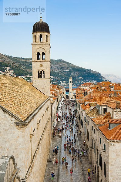 Stadtmauer  Europa  Großstadt  Turm  UNESCO-Welterbe  Glocke  Kroatien  Dubrovnik  Kloster