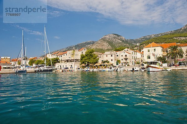 durchsichtig transparent transparente transparentes Europa Stadt Meer Insel Adriatisches Meer Adria Kroatien Kristall