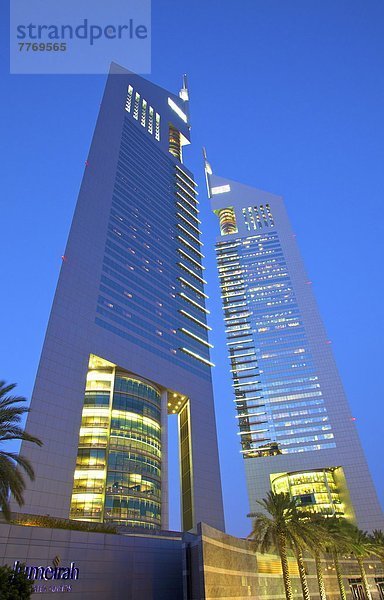 Emirates Towers  Dubai  Vereinigte Arabische Emirate  Naher Osten