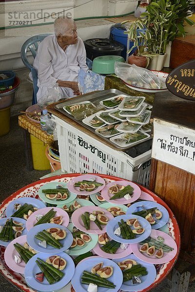 Bangkok  Hauptstadt  Angebot  Verehrung  Südostasien  Asien  Nonne  Thailand