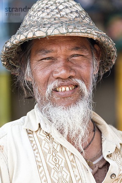 Mann  Tradition  Hut  Kleidung  Bambus  Myanmar  Amarapura  Asien