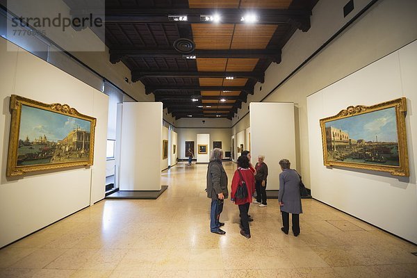 Kunstgalerie  Museum auf Schloss Sforzesco  Mailand  Lombardei  Italien  Europa