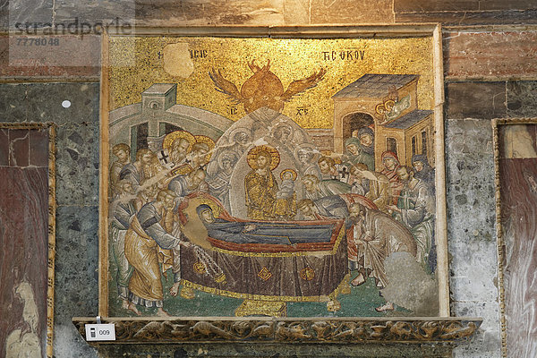 Mosaik vom Marientod  Koimesis  im Naos  Chora-Kirche oder Kariye Camii