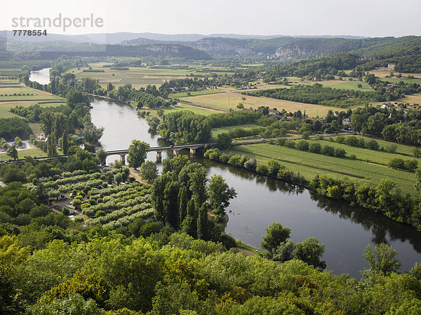 Landschaft mit Dordogne